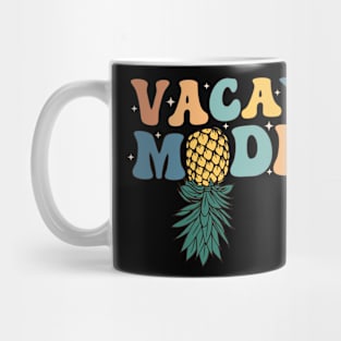 Vacay Mode Swinging Upside Down Pineapple Swinger Groovy Mug